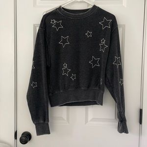 Talulah Embroidered Star Sweatshirt